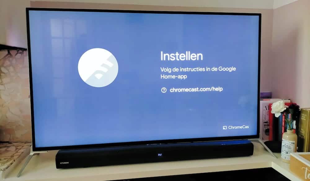 Tv met Chromecast scherm