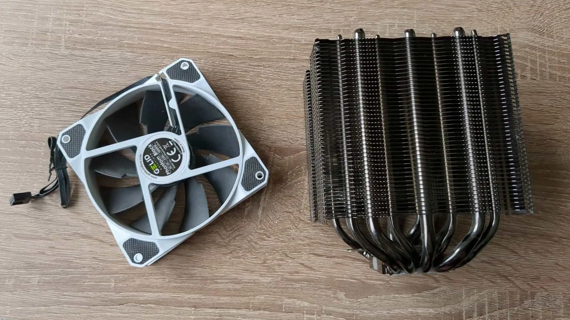 Ventilator desktop en heatsink