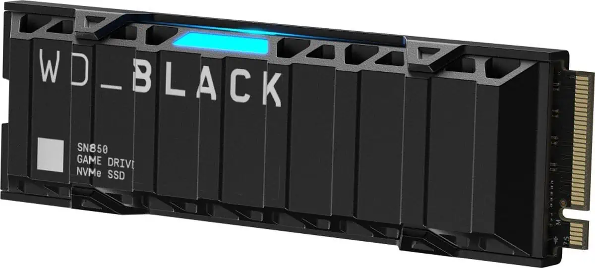WD-black SSD, vooraanzicht