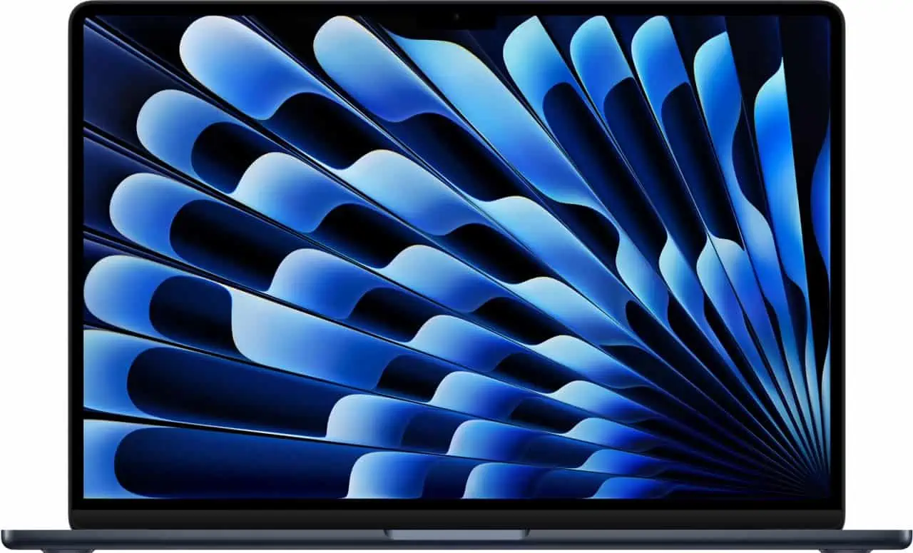 MacBook Air Midnight Blue van voren Large